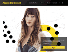 Tablet Screenshot of jessica-biel.com